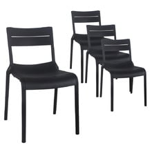 Wesley Outdoor Dining Chairs (Set of 4)