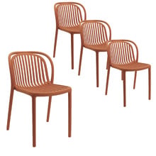 Declan Outdoor Dining Chairs (Set of 4)
