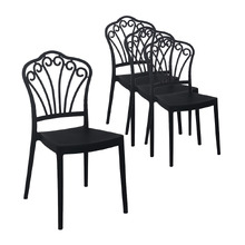 Povel Outdoor Dining Chairs (Set of 4)