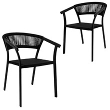 Thora Outdoor Dining Chairs (Set of 2)