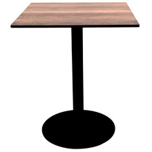 Matte Black Hudgens Square Outdoor Dining Table