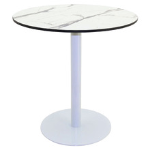 Gloss White Aldis Round Outdoor Dining Table