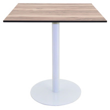 Gloss White Rae Square Outdoor Dining Table