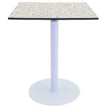 Gloss White Paige Square Outdoor Dining Table