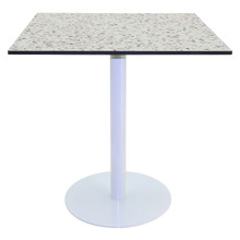 Gloss White Paige Square Outdoor Dining Table