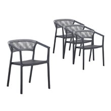 Sofia Rope Outdoor Dining Chairs (Set of 4)