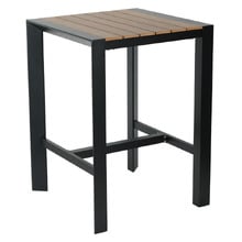 Damien Square Aluminium Outdoor Bar Table