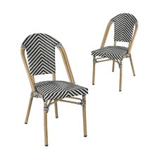Dana  Parisian Outdoor Dining Chairs (Set of 2)