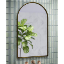 Rex Arched Stainless Steel Wall Mirror