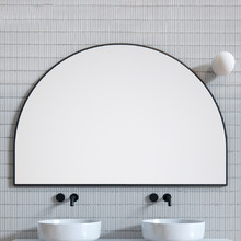 Avery 1500mm Framed Stainless Steel Wall Mirror