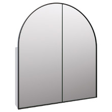 Caleb 760mm Arch Mirrored Shaving Cabinet