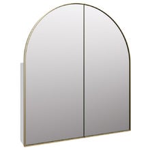 Caleb 760mm Arch Mirrored Shaving Cabinet