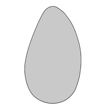 120cm Monroe Steel Wall Mirror
