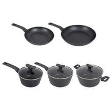 5 Piece Aluminium Non-Stick Cookware Set