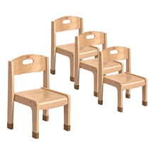 Jooyes Kids' Goteborg Stackable Chairs (Set of 4)