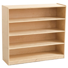 Kids' 4 Tier Bookshelf & Toy Storage