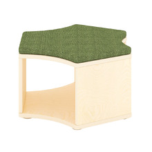 Kids' 52cm Clara Polygon Bookcase with Bench