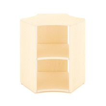 Kids' Clara 2 Tier Polygon Bookcase