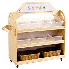 Jooyes Kids' 3-in-1 Mobile Shelf