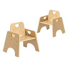 Ermin Stackable Toddler Chairs (Set of 2)
