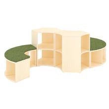 Jooyes Kids' S-Shaped Bench & Storage