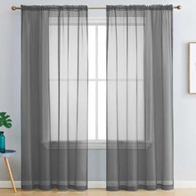 Luxton Sheer Rod Pocket Curtains (Set of 2)