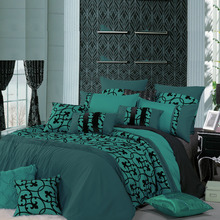 Lyde Flocking Microfibre Quilt Cover Set