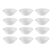 Diamond 16cm Porcelain Cereal Bowls (Set of 12)