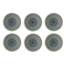 Black Thar 32.3cm Porcelain Serving Plates (Set of 6)