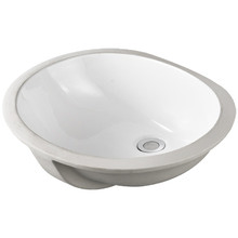 Oslo Oval Undermount Bathroom Basin