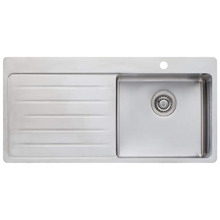Sonetto 1030mm Single Stainless Steel Kitchen Sink with Left Drainer