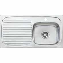 Ultraform Right Hand Single Kitchen Sink with Drainboard