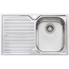 Nu-Petite 770mm Single Stainless Steel Kitchen Sink with Left Drainer