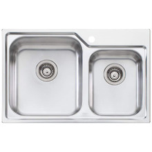Nu-Petite 770mm 1 & ¾ Stainless Steel Kitchen Sink