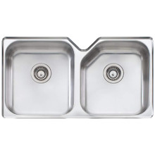 Nu-Petite 880m Undermount Double Stainless Steel Kitchen Sink