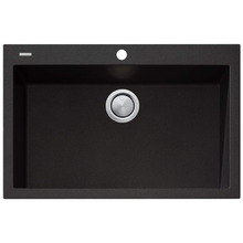 Black Santorini Mega Topmount Kitchen Sink