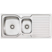 Endeavour 980mm 1 & ½ Stainless Steel Kitchen Sink with Right Drainer