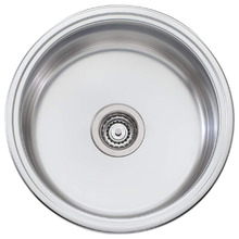 Solitaire 490mm Single Stainless Steel Kitchen Sink