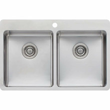 Sonetto Double Topmount Kitchen Sink