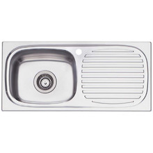 Martini 740mm Topmount Single Kitchen Sink with Right Drainer