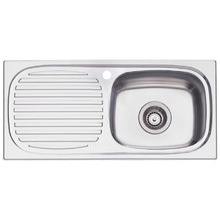 Martini 740mm Topmount Single Kitchen Sink with Left Drainer