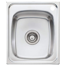 Martini 410mm Topmount Single Stainless Steel Kitchen Sink