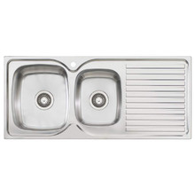 Endeavour 1080mm 1 & ¾  Stainless Steel Kitchen Sink with Right Drainer