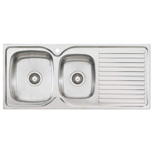 Endeavour Left Hand 1.75 Kitchen Sink with Drainboard