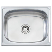 590mm Single Stainless Steel Laundry Sink