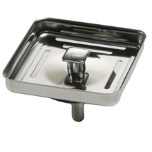 Stainless Steel Square Basket Waste Plug