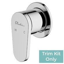 London Chrome Shower/Bath Wall Mixer Trim Kit Only