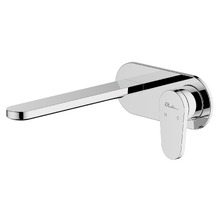 London 205mm Chrome Bath/Basin Wall Mixer Set