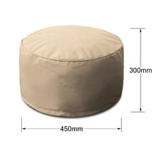Luxury Outdoor Round Ottoman Cover