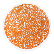 Melon Miami Cotton Round Beach Towel